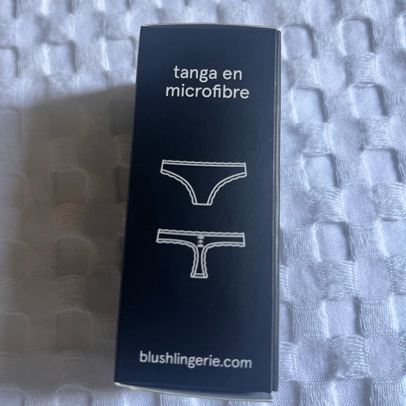 FREE W/ BUNDLE Blush Microfiber thong in Juniper NEW - Picture 6 of 7